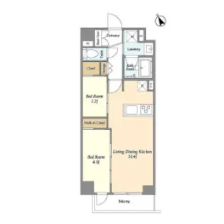東京都文京区水道2【マンション】の間取り