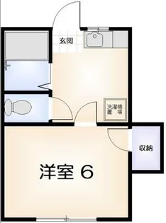 徳島県徳島市明神町6【アパート】の間取り