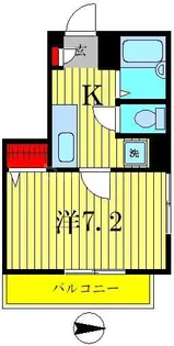 ガーデンハイツ【2階】の間取り