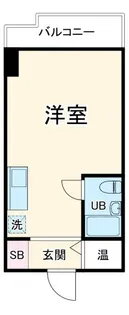 1Rの間取り画像