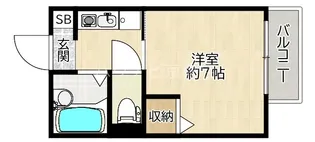 大阪府大阪市城東区野江4【アパート】の間取り