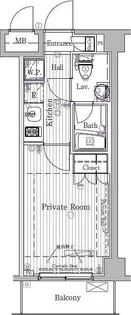 NISHI IKEBUKURO RESIDENCE【4階】の間取り