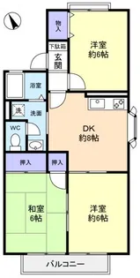 メゾン・プレミール【1階】の間取り