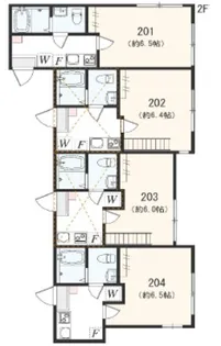 アザーレ・キュリオス中央林間【1階】の間取り