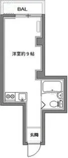 バロン西麻布【2階】の間取り