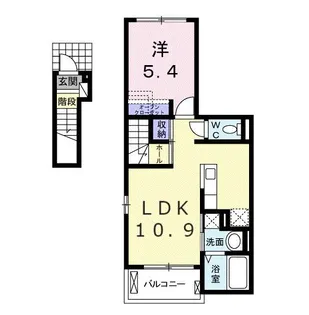 ハーモニー キャッスル【2階】の間取り