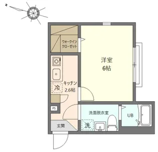 グランステージ川崎【1階】の間取り