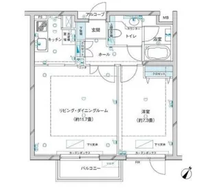 参宮橋マンション【2階】の間取り