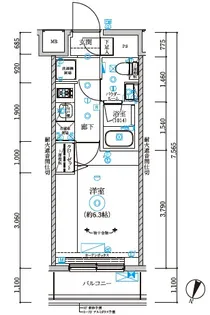 RELUXIA横濱元町【5階】の間取り