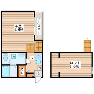 クレセントピア【2階】の間取り