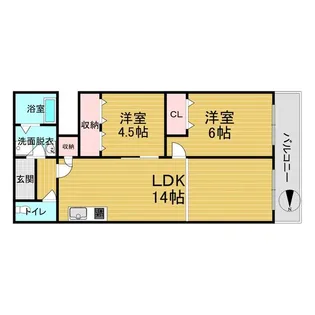 グレース青木【2階】の間取り