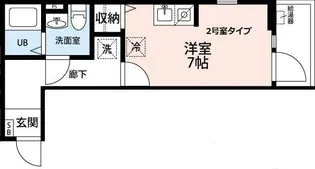 クレメント船橋【3階】の間取り