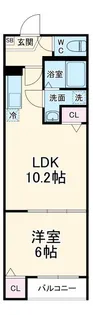 グレアス船橋【3階】の間取り