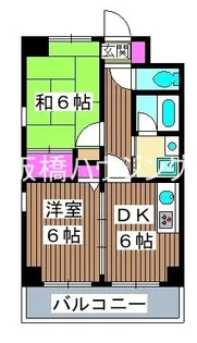 アーベインハイツ【4階】の間取り