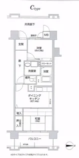 コーシャハイツ森之宮 (大阪市住まい公社)【4階】の間取り
