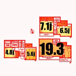 神奈川県横浜市中区本牧間門【一戸建】の間取り