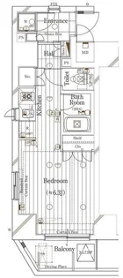 ガリシアヒルズ西麻布WEST【5階】の間取り
