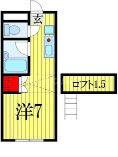 1Rの間取り画像