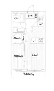 東京都世田谷区成城3【マンション】の間取り