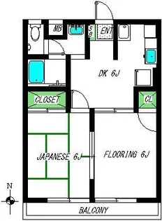サニーコート向ヶ丘【1階】の間取り