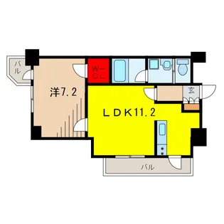 ソルパシオ亀有【6階】の間取り