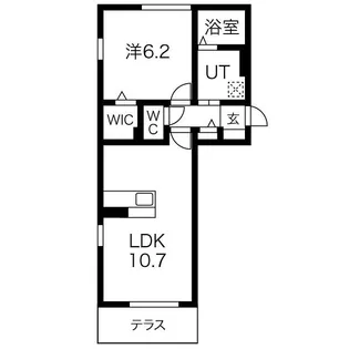 京都府京都市南区吉祥院宮ノ西町【アパート】の間取り