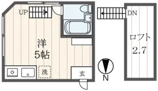 ソリッドリファイン千歳烏山【2階】の間取り