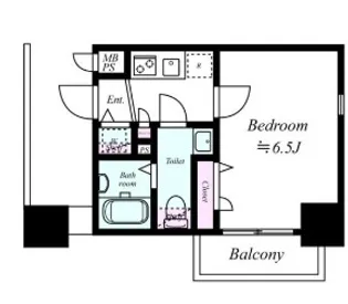 菱和パレス護国寺駅前【4階】の間取り