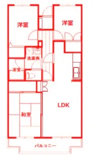 アゼリアコート湘南【2階】の間取り