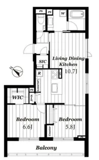風香田園調布【4階】の間取り