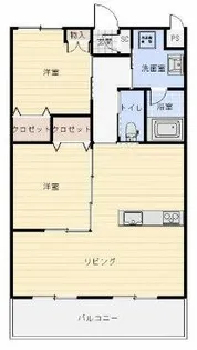 La riviereII【2階】の間取り