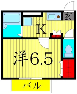 東京都足立区足立3【アパート】の間取り