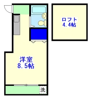 ローズアパートQ88【2階】の間取り