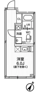 EXAM中目黒II【4階】の間取り