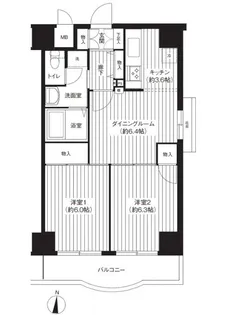 東京都墨田区錦糸3【マンション】の間取り