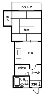 ハッピーライフ日之出【3階】の間取り