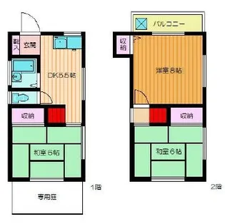 千葉県市川市広尾1【一戸建】の間取り