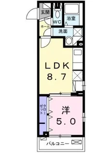 カステロ板橋本町【4階】の間取り
