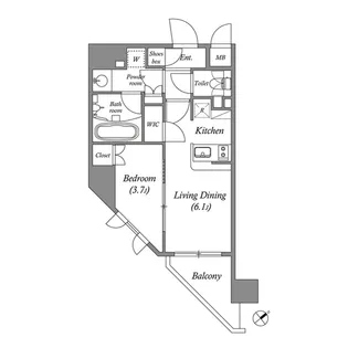 ISM練馬【7階】の間取り