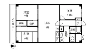 PLENDY北小金【3階】の間取り
