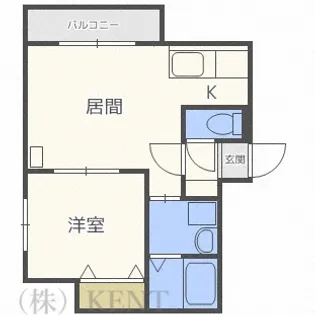 リリアーナ琴似【3階】の間取り