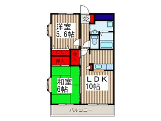 エンブレム壱番館【3階】の間取り