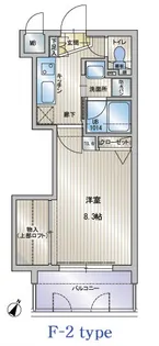 アクタス天神セントラルタワー【12階】の間取り
