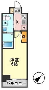 RJRリクロス高砂【6階】の間取り