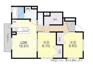 ウィット川崎2 A棟【1階】の間取り