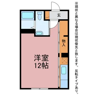 プランドール野中【2階】の間取り