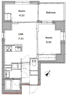 リビオメゾン上野入谷【9階】の間取り