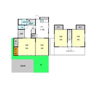 愛知県津島市立込町4【一戸建】の間取り