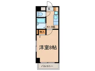 カーサ深津【4階】の間取り