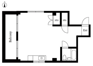 足立ビル【3階】の間取り